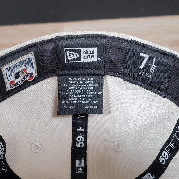 Minnesota Twins New Era 59Fifty Hat Cap Fitted Mens 7 1/8 White Target‎ Field - Picture 9 of 9